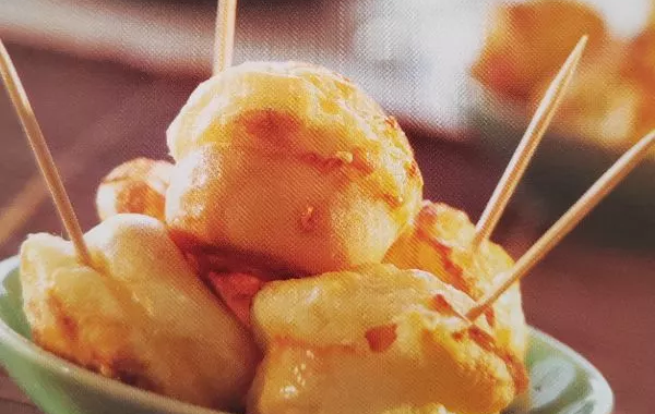 Crêpes souflées aux lardons
