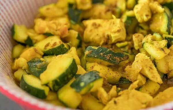 Courgettes indiennes massala