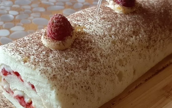 Roulé moelleux au citron ( pâte à choux)