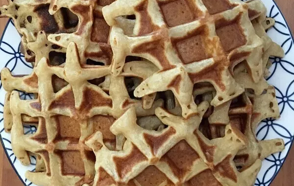 Gaufres saines sans sucres ni matières grasses Ajoutées