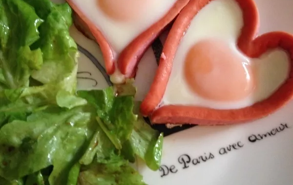 Mon amour de saucisse (oeuf au plat et Knacki)
