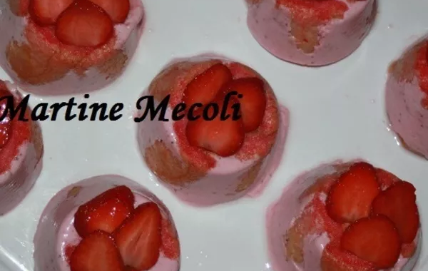 Charlottines aux fraises sans coook'in