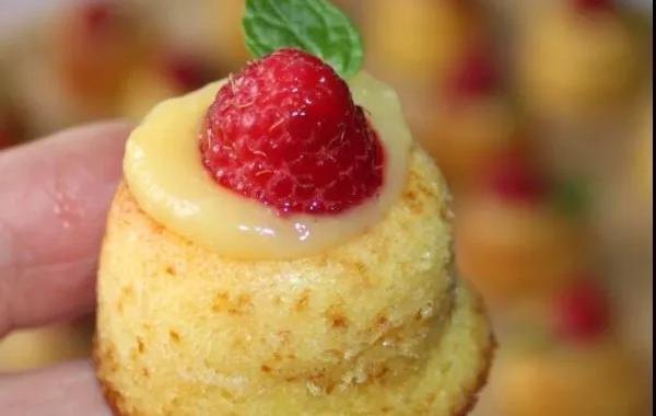 Petits moelleux au lemon curd