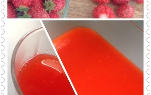 Concentration de jus de Fraises de P. CONTICINI version sauce (Dude)