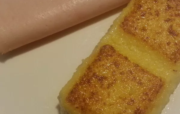 polenta croustillante au parmesan