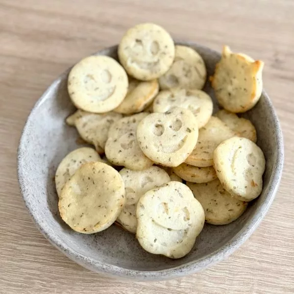 Les smileys Parmesan / Chèvre - Chez Nanou
