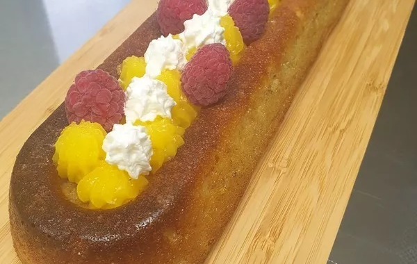 Bûche savarin à la crème de citron