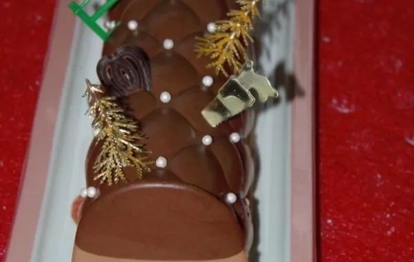 Bûche aux 3 chocolats