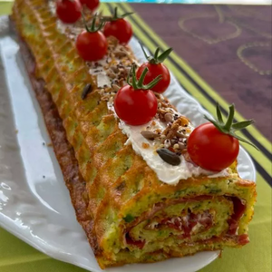 Roulé à la courgette 