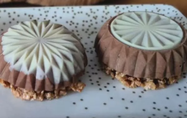 Mousse Poire chocolat en céramique