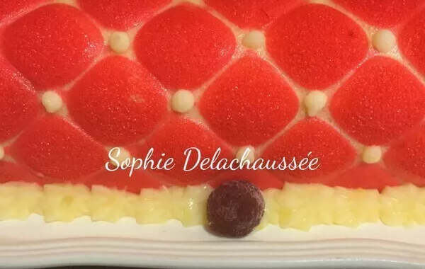 Bûche Façon Mojito au Lemon Curd et Framboises