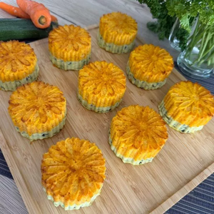 Pâquerettes de carottes et courgettes