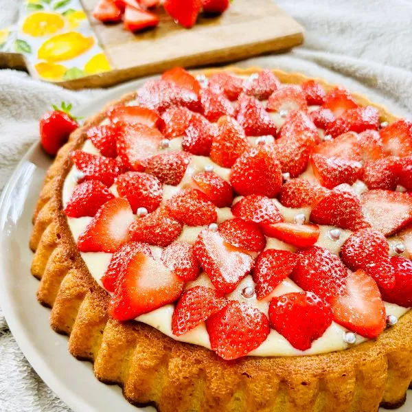 Tarte aux fraises tonka
