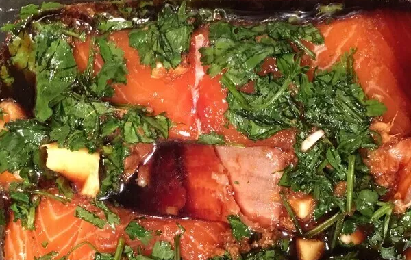 saumon à l'asiatique