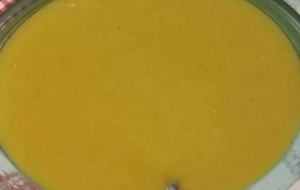 Velouté de carottes et poivrons