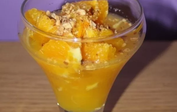 Oranges en verrines
