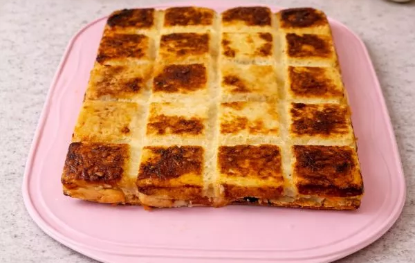 CROQUE SAUMON EPINARD