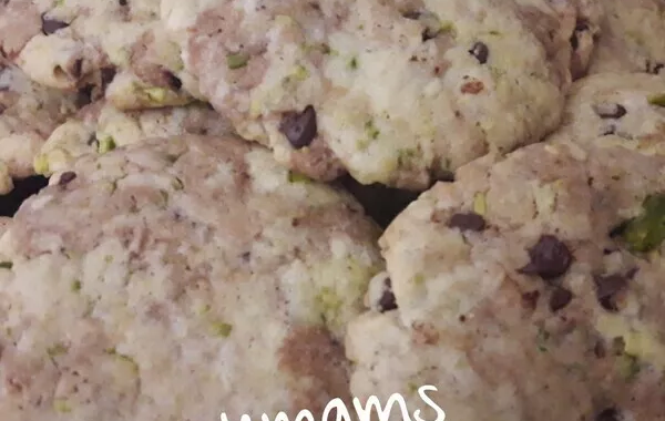 Cookies express pistaches, pépites au chocolat