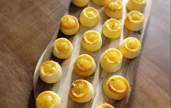 Mini volcans au citron