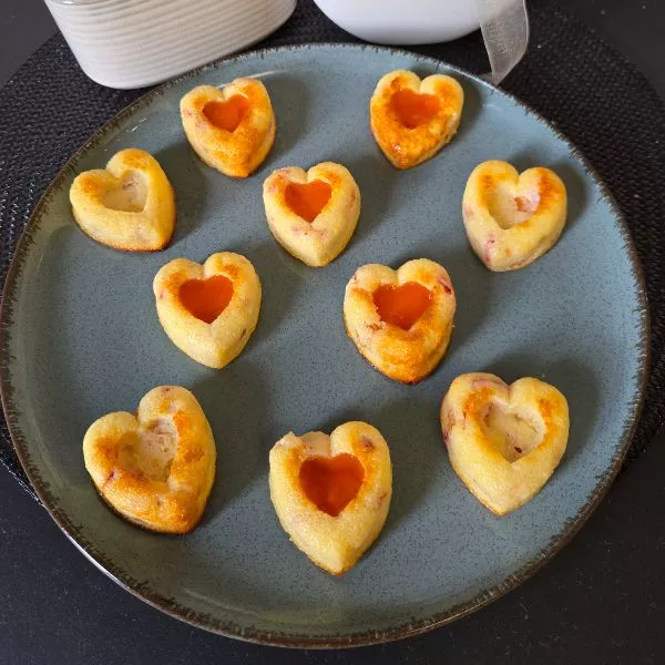 Cœurs surprises semoule abricots
