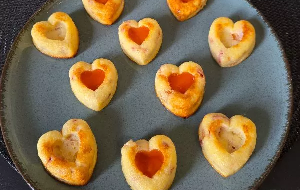 Cœurs surprises semoule abricots