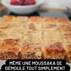 Moussaka renversée au Moule Cubicube Guy Demarle
