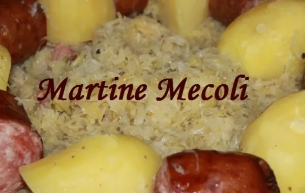 Choucroute garnie à partir de choucroute cuite