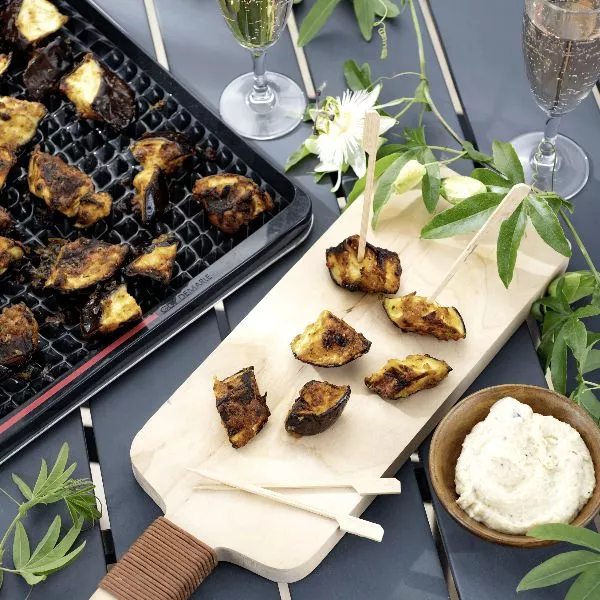 Aubergines rôties aux épices