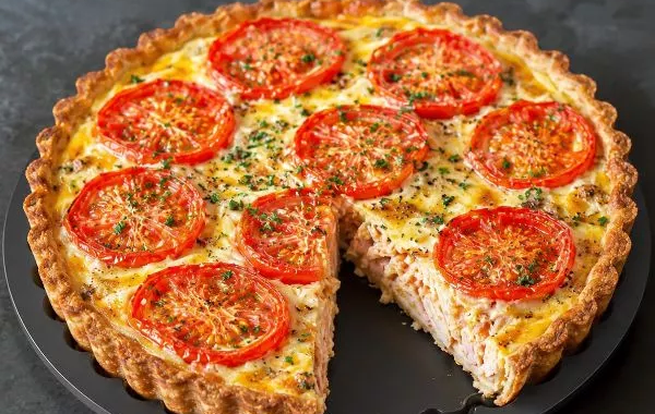 Tarte au thon tomates