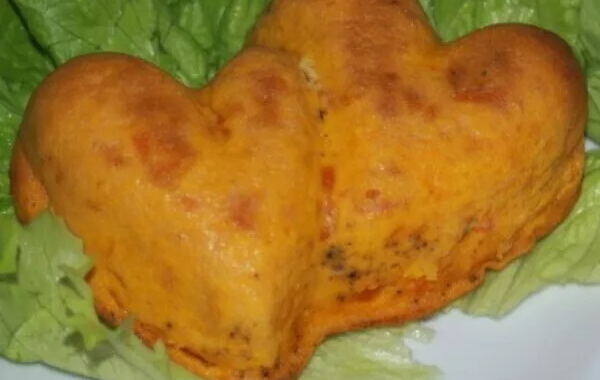 Coeurs entrelacés à la carotte et leur sauce au cerfeuil sans cook'in