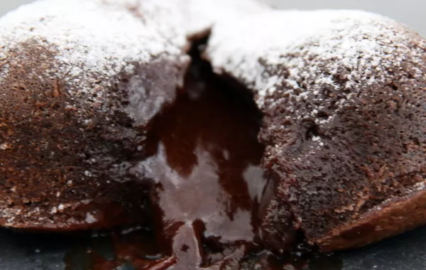 Cœurs coulants au chocolat