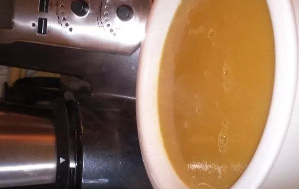 Velouté de potiron aux châtaignes