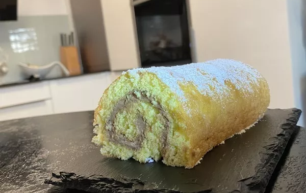 Biscuit roulé à la Nutella