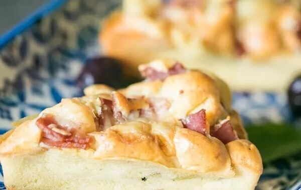 Triangles ricotta jambon fromage