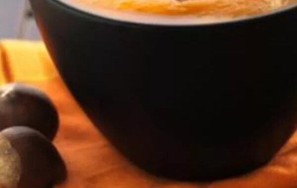 Velouté de potimarron aux châtaignes