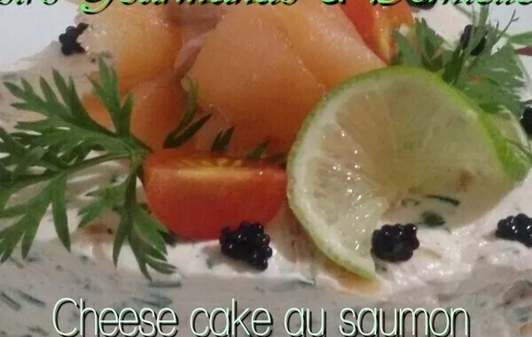 Cheesecake au saumon fumé