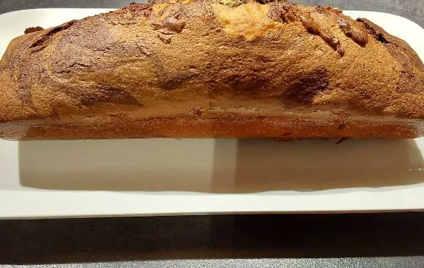 CAKE MARBRÉ AU CHOCOLAT