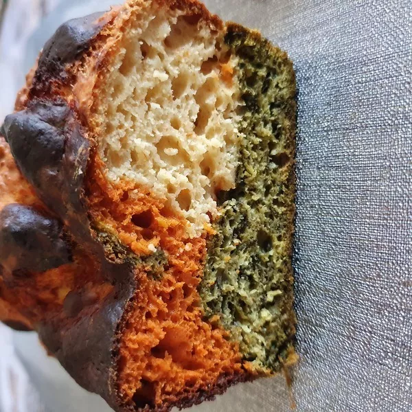 cake coloré légume 