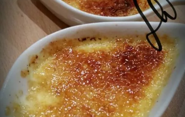 Crème brûlée de inie