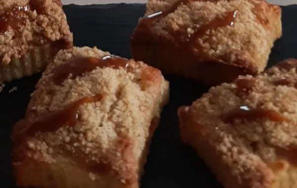 Crumbcake amandes pommes poires