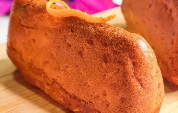 Cake sucré salé truite orange