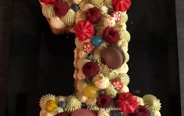 Number Cake Chiffre 1