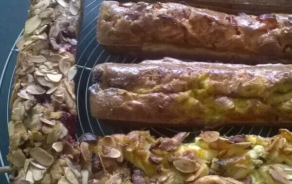 5 cakes longs sucrés et salés