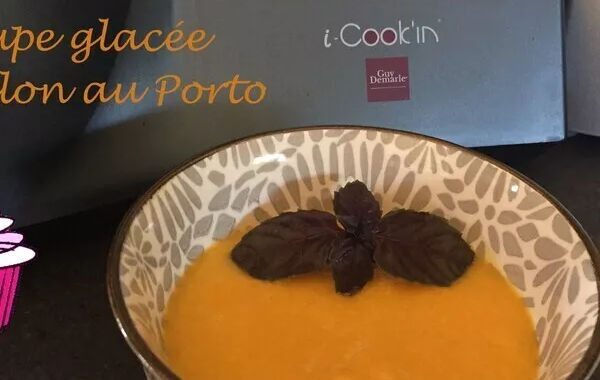 SOUPE GLACEE MELON AU PORTO