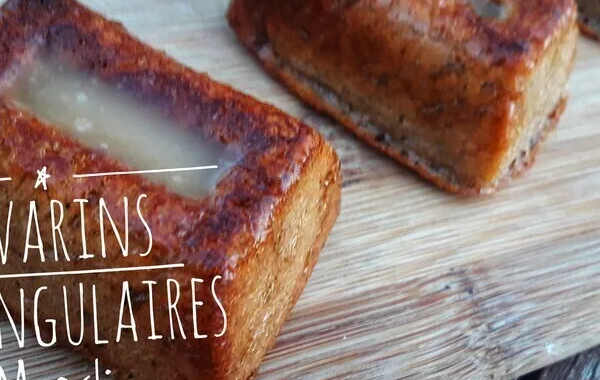 Savarins rectangulaires au muesli Banane/compote pomme