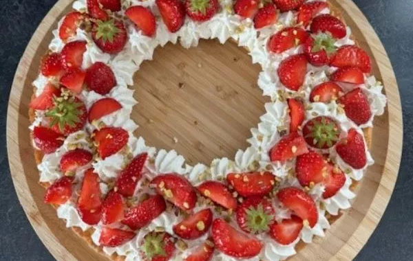 Couronne aux fraises
