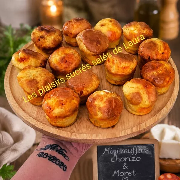 Minis muffins chorizo St môret chorizo st môret