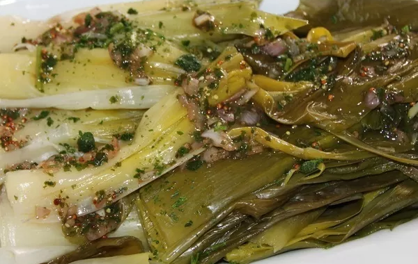 poireaux vinaigrette de tatagateau