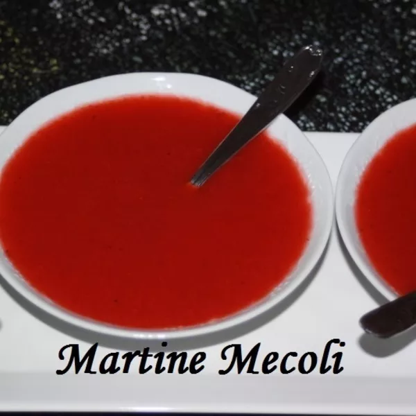 Gaspacho aux fraises