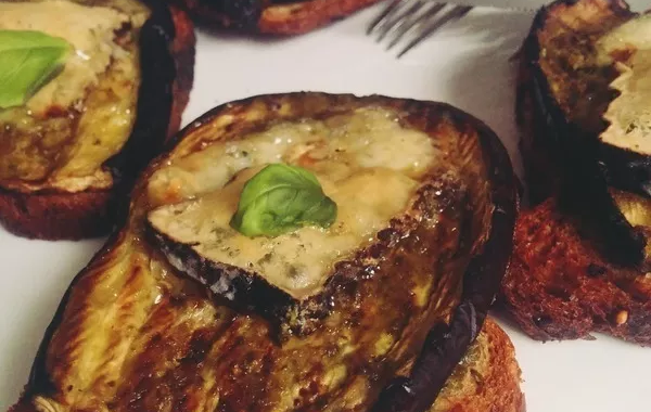 Brushetta aux aubergines